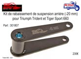 Kit Free Spirits de rabaissement moto